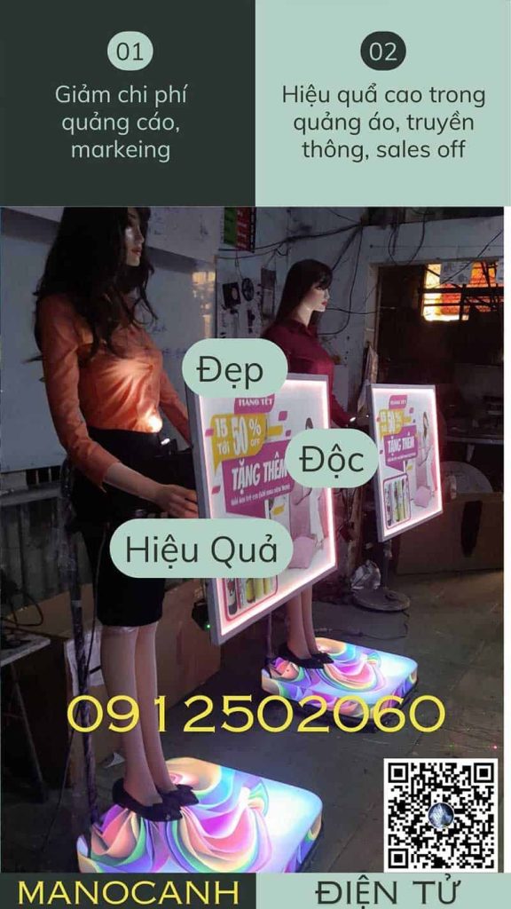 manocanh robot quảng cáo