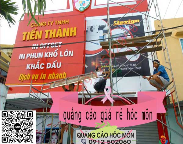 nẫu bảng hiệu đẹp quảng cáo giá rẻ ở huyện hóc môn