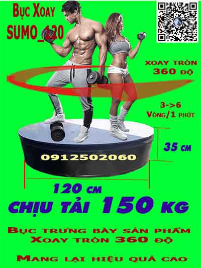 bàn chụp hình khổng lồ 120cm 150 kg