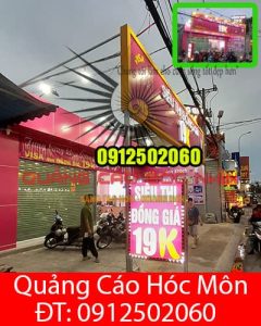 don vi lam quang cao dep o hoc mon