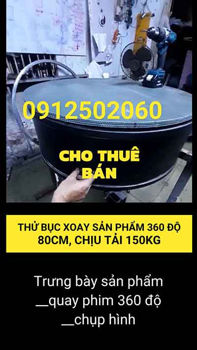 Bục Xoay 80cm Chịu Tải 150kg: Giải Pháp Trưng Bày Sản Phẩm Độc Đáo, Thu Hút Khách Hàng Tại Sài Gòn