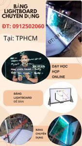 bảng lightboard dạy học online
