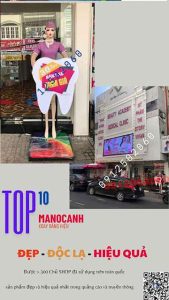 manocanh điện tử lắc lác bẳng hiệu cho spa trung tâm thẩm mỹ