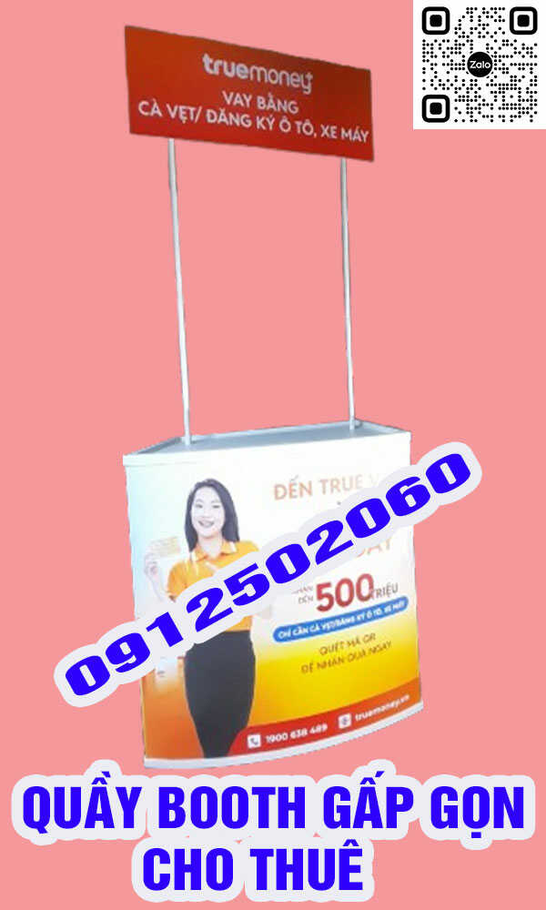 booth sampling nhựa cho thuê,