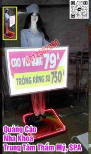 Nha khoa quảng cáo hiệu quả manocanh robot