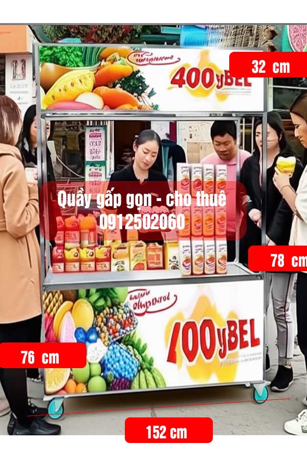 tìm thuê xe đẩy gấp gọn loại lớn,