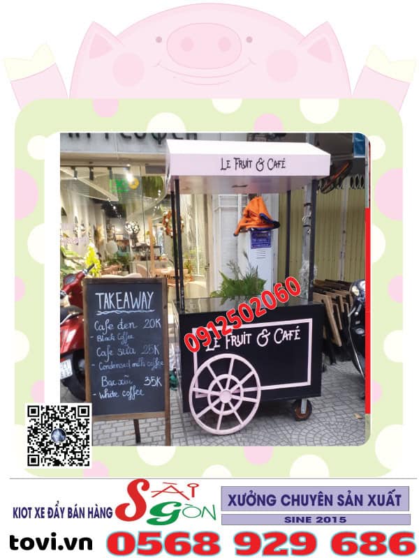 xưởng sản xuất xe bán hàng TPHCM.