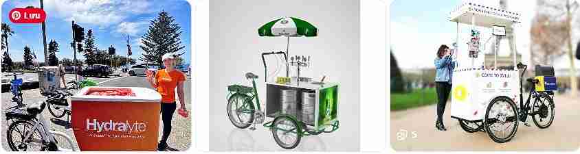 Booth Sampling bằng xe đạp cho nhãn hàng