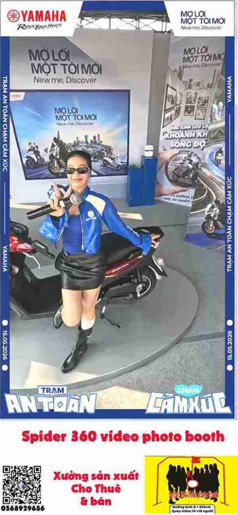 hiệu quả cao khi làm truyền thông với spider 360 video photo booth